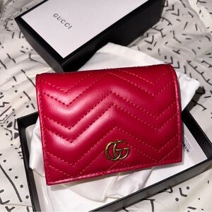 GG MARMONT CARD CASE WALLET